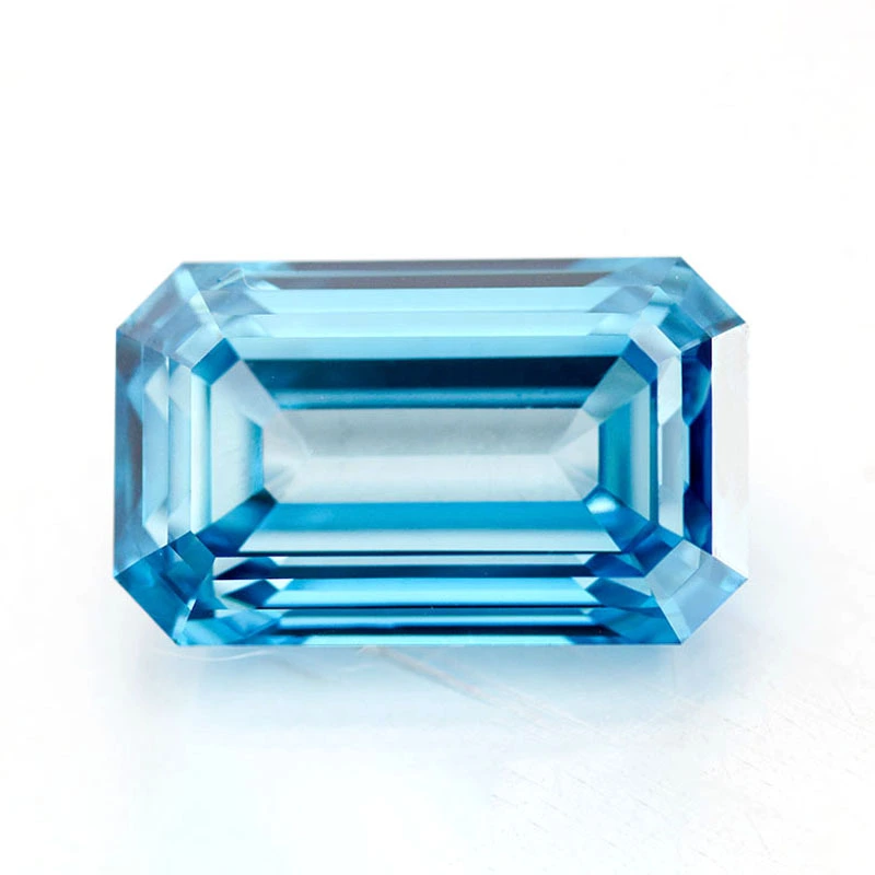 Loose Emerald Fancy Blue Cvd Diamond 1.85 Carat Vs1 Lab Diamond Whole Blue Laboratory Diamond For Fine Jewelry 1
