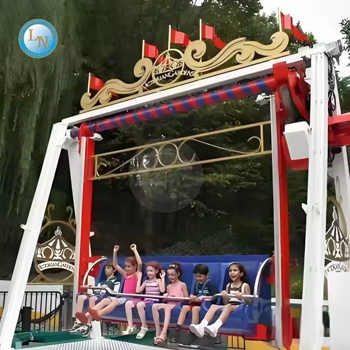 Kids Happy Swing Chair Ride - Fun Park Rides Playground Games 1