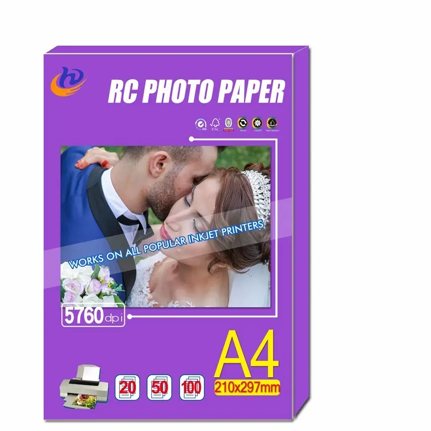 Huilin Photo Paper Supplier 240±5g 260g±5gfactory 5