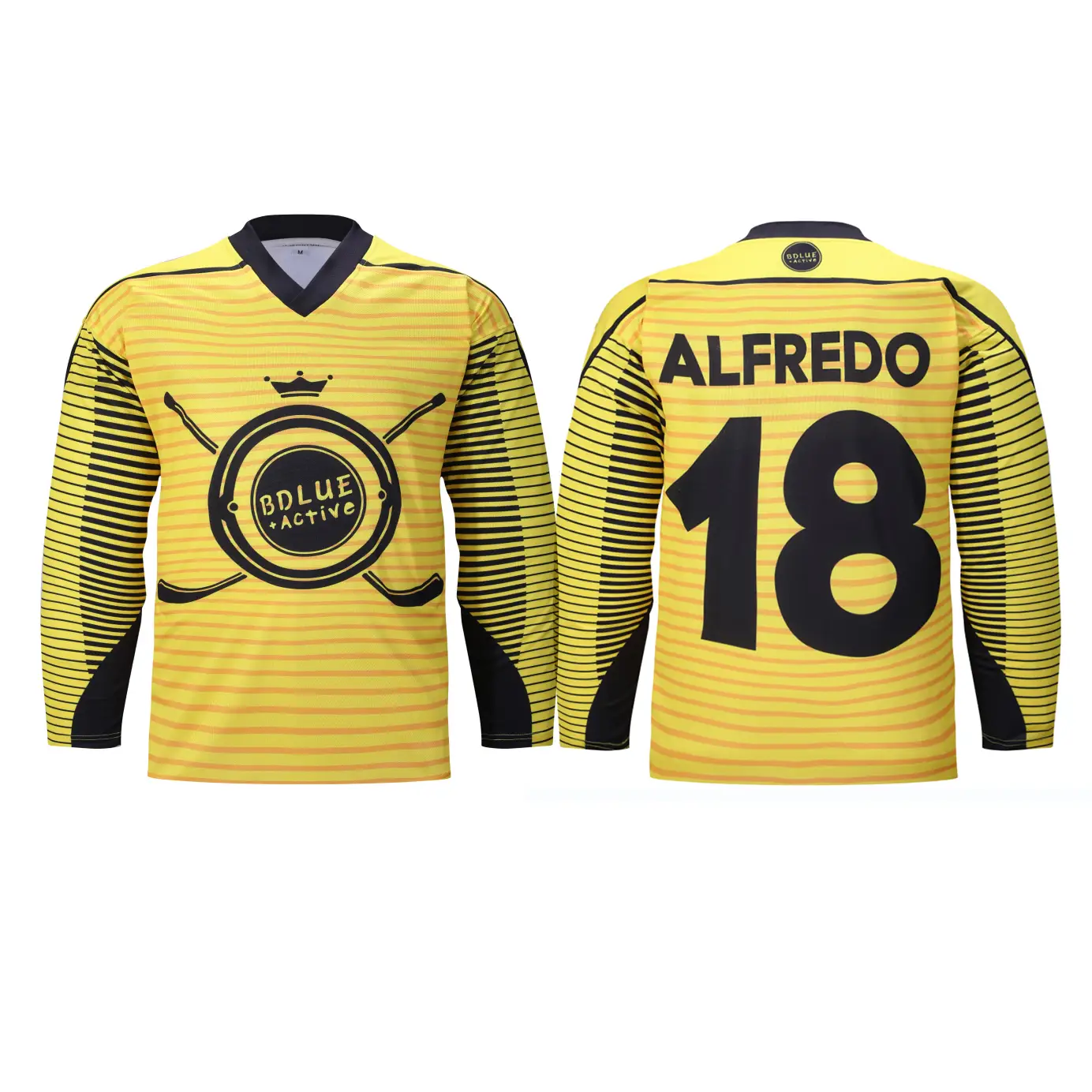 Dblue Oem Fir Teacht Nua Lacrosse Jersey Mórdhíoltóir Haca Chustaim Caith Foireann Sublimation Haca Oighir Jersey 1