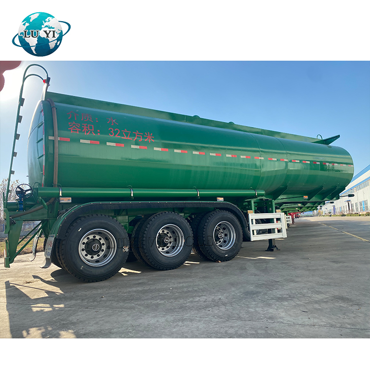 3-Axle Carbon Steel Fuel Tanker Trailer 20-50KL Capacity 5
