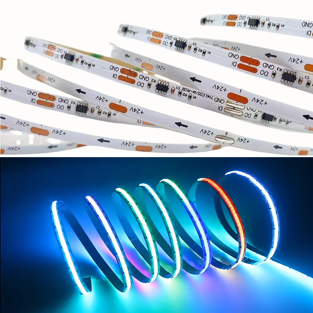 Светодиодная лента GO OCEAN COBIC Dream Color с градиентом RGB для домашнего и коммерческого освещения. Энергоэффективность. 7