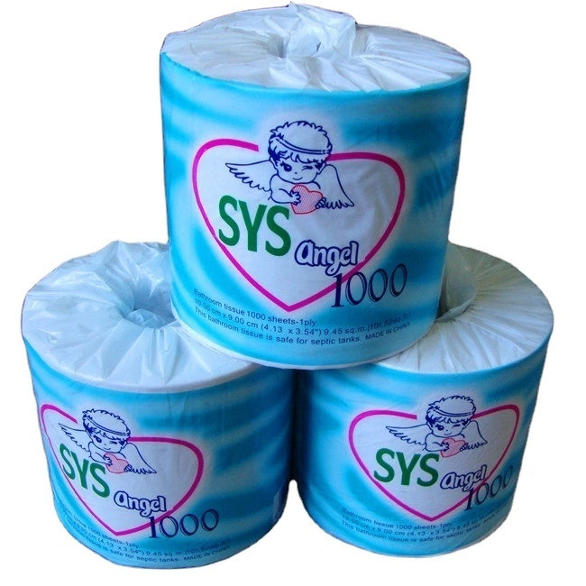 Recycled Paper Tissue, Towel & Toilet Paper with 1000 Sheets 1