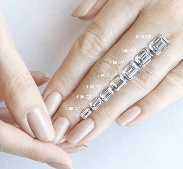 CVD in Stock hochwertig hochwertig Igi 1CT 2CT 3CT 4CT 5CT LAB ZURUG DIAMOND EMERALLD CVD CVD Diamant für Diamantringdesign 1