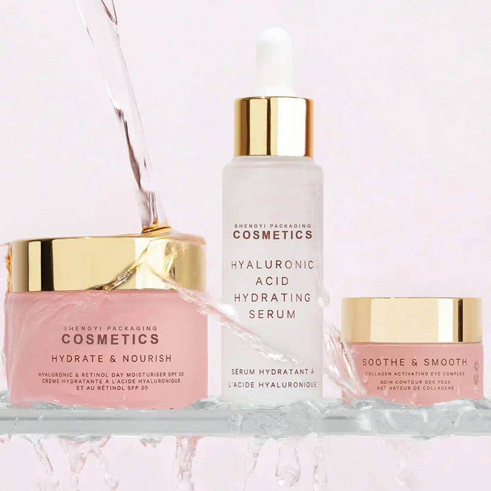 Glass Cream Jar Frosted Clear Premium Cosmetic Set 30ml 50ml 100ml 1