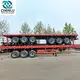 Flatbed Trailer Semi Truck with Custom Services 1820mm 4