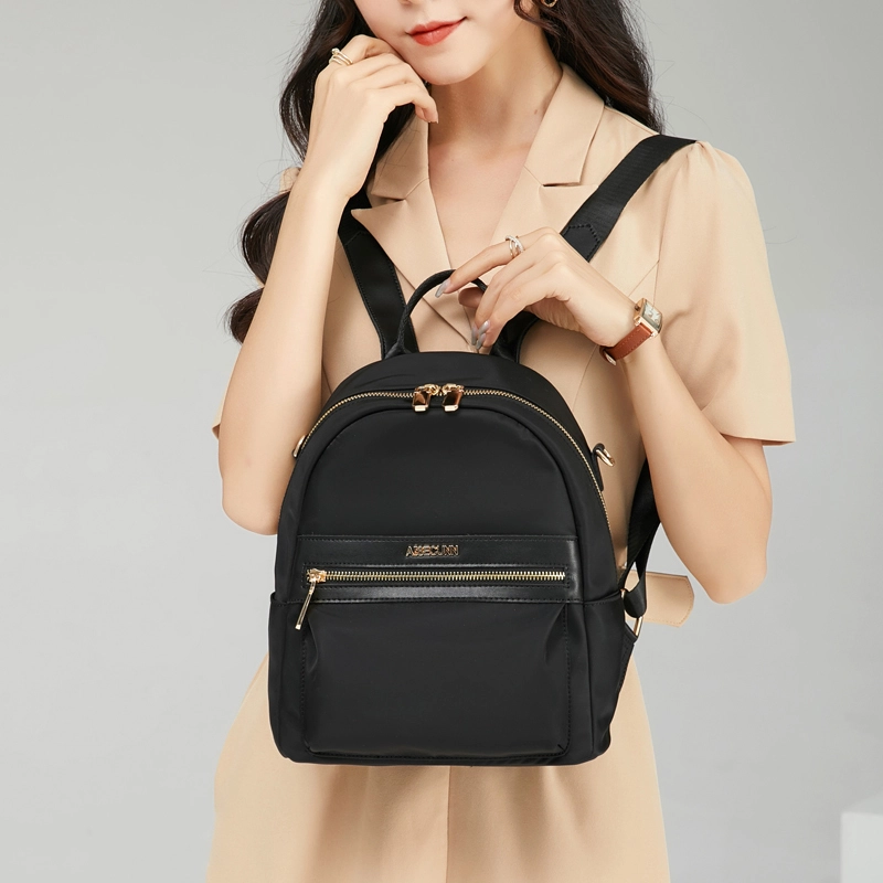 High Quality Office Large Capacity Fashion Waterproof Oxford Leisure Ladies Backpack 1