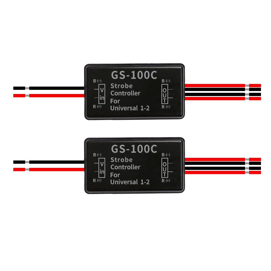 Pisca LED 12V GS-100C para caminhões - Módulo de luz de freio traseiro 1