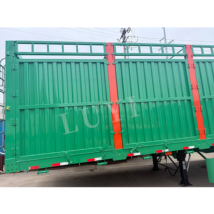 6 Axle Heavy Duty Cargo Fence Stake Trailer - LUYI 6