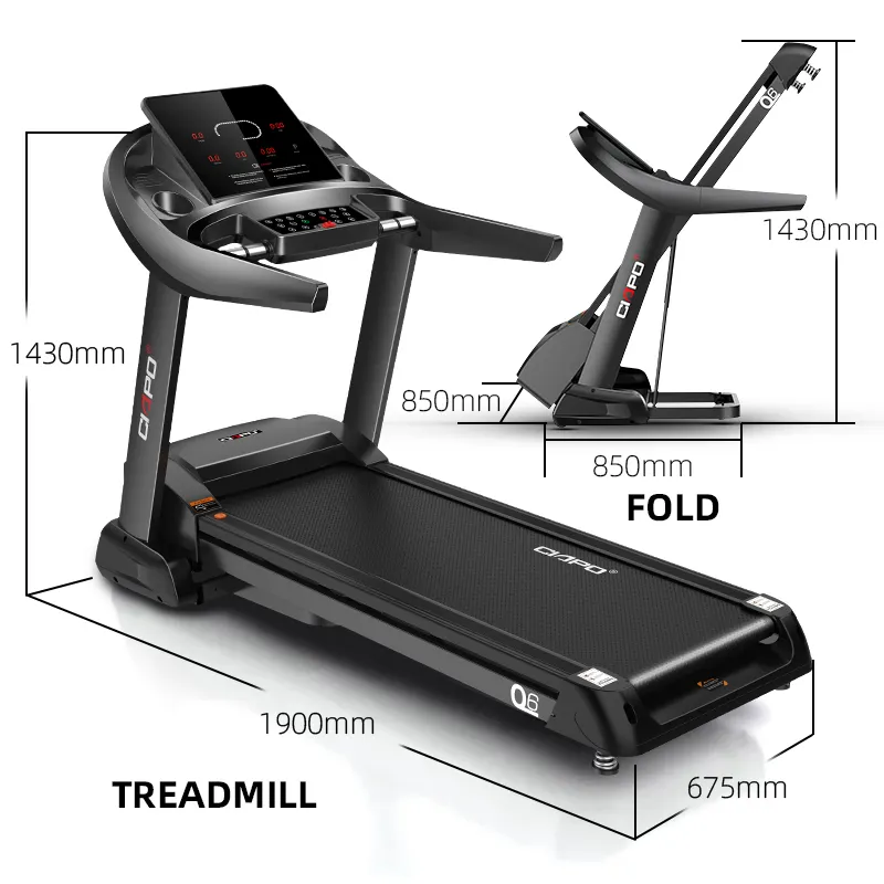 Factory Directbest Quiet Home Treadmill 48-50cm (excluding) Yes 6