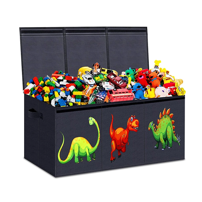 Foldable Fabric Large Kids Toy Storage Boxes Organizer Bins 1