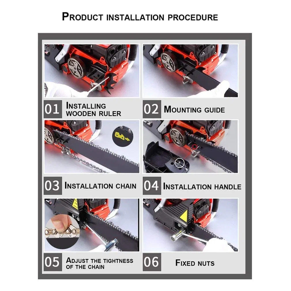 52cc Gas-Power Chainsaw with Anti-Vibration System (GS5200B) 6