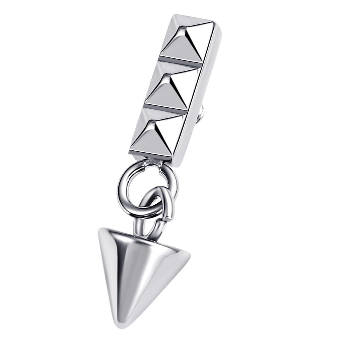 Eternal Metal Astm F136 Titanium Internally Threaded Top With Dangle Helix Flat Lobe Labret Piercing Jewelry 1