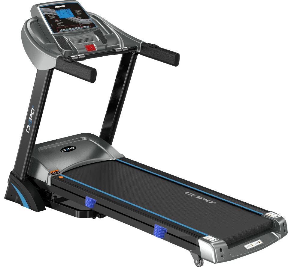 CIAPO CP-A7折りたたみホームトレッドミルトレッドミルDC/ACモーターマルチ機能ランニングマシンジムフィットネス130kgs 1