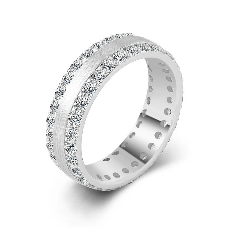 Bague de diamant de diamant en diamant pour hommes 1