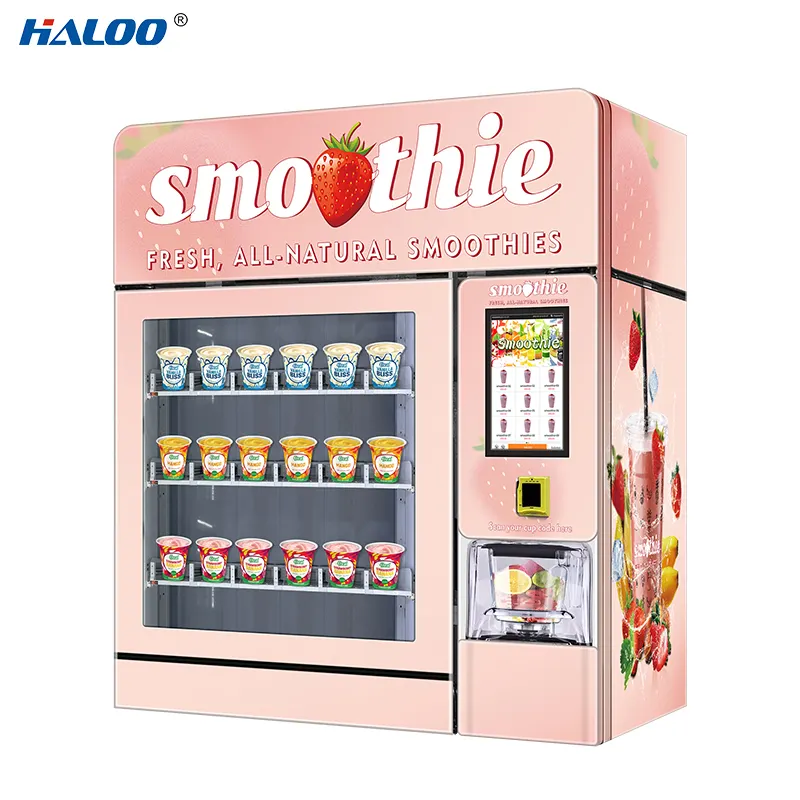 Hot Sale Fresh Smoothie Vending Machine Factory for Outdoor 3