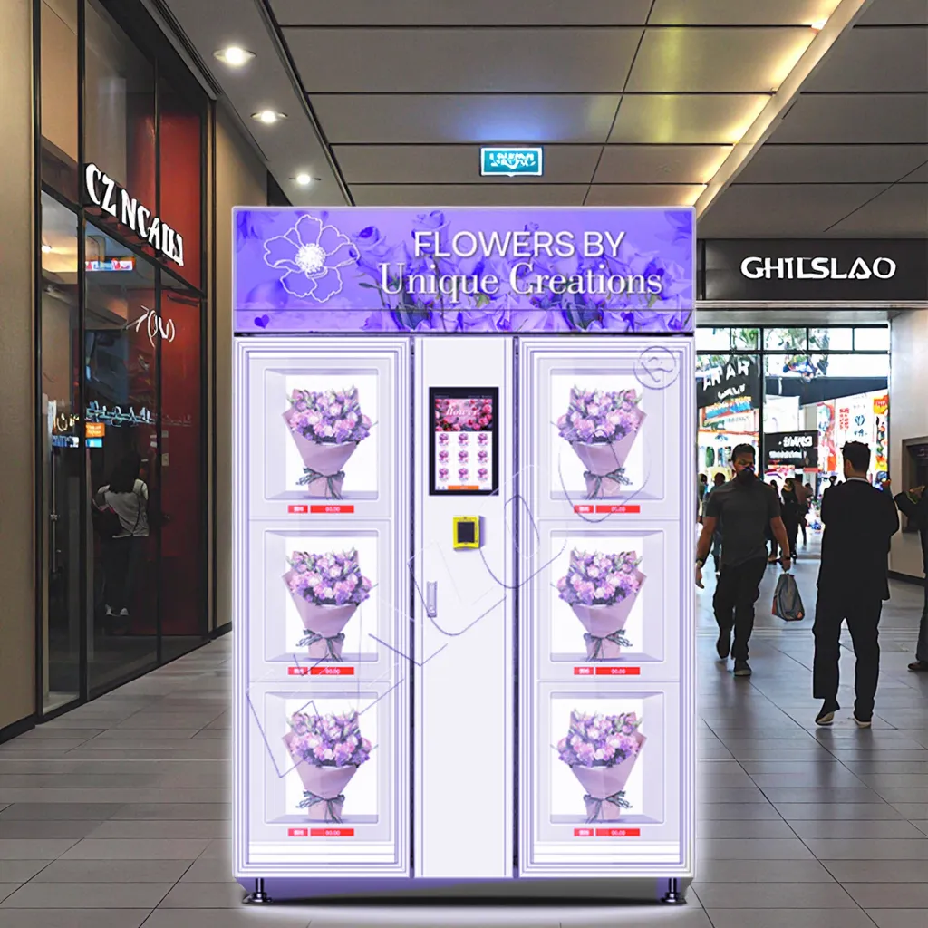 Long Lasting Floral Vending Machine Manufacturing for Shopping Malls 5