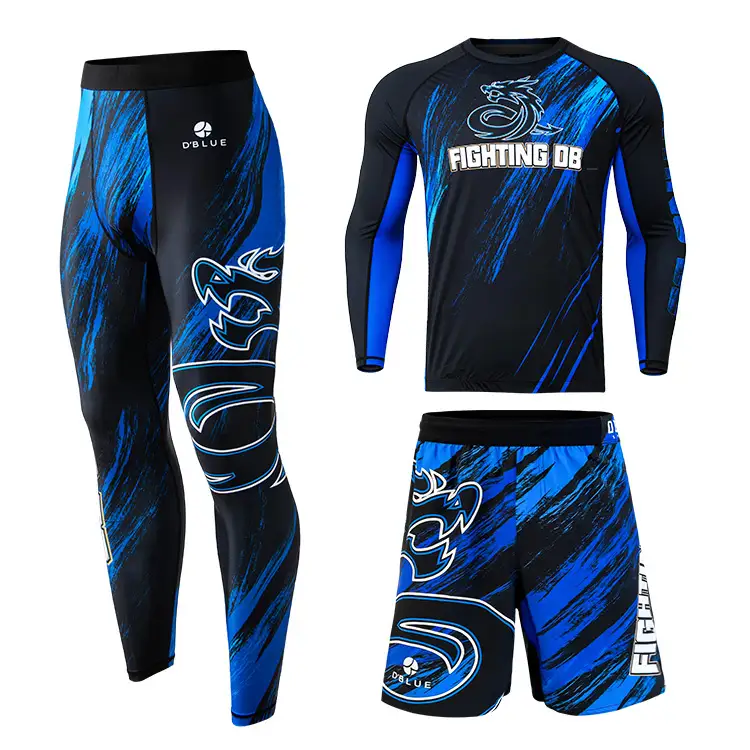 2025 lógó saincheaptha ardcháilíochta sublimation poileistear giomnáisiam Oiliúint dornálaíochta MMA shorts troid i gcoinne shorts BJJ 1