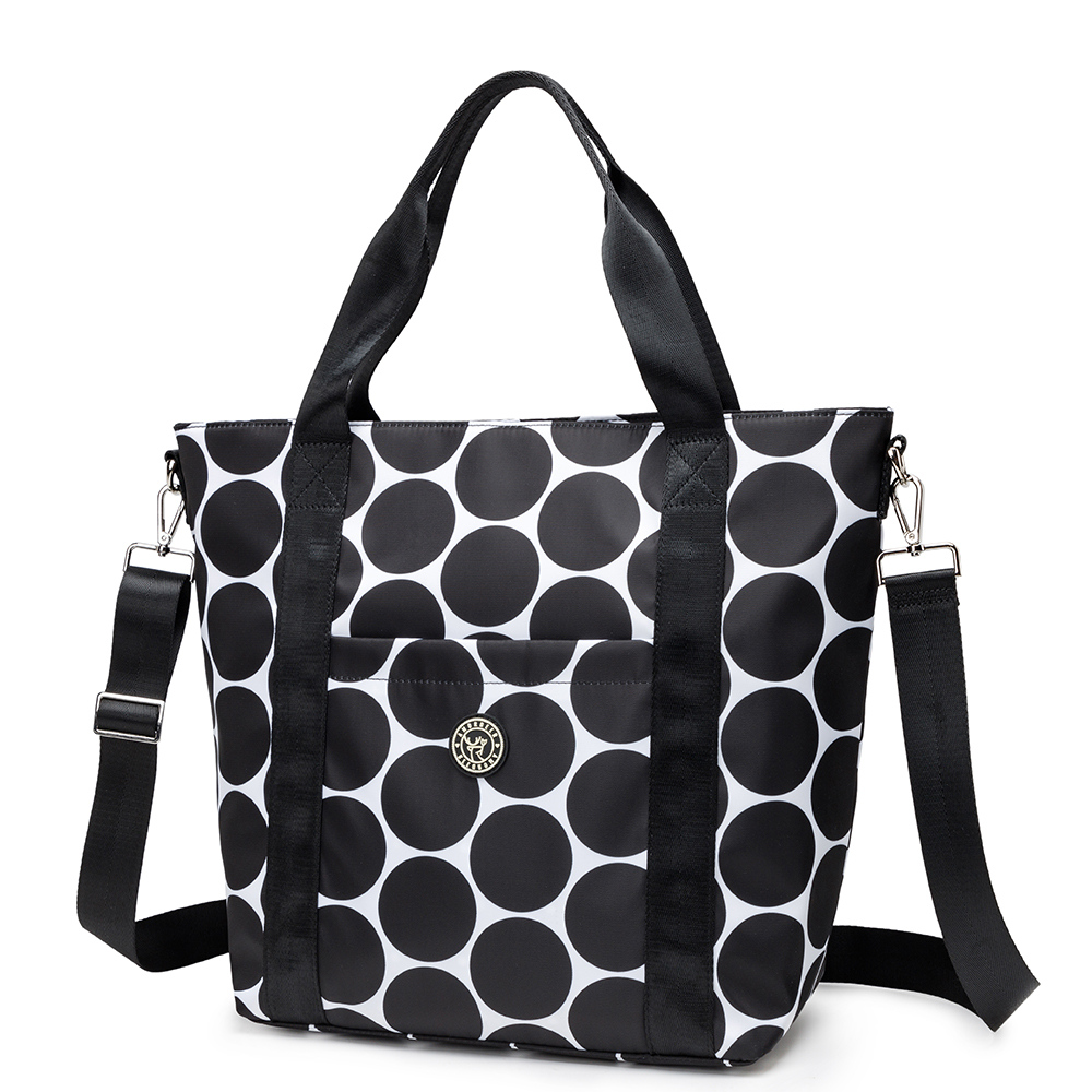 Fashion Simple Portable Shoulder Bag Waterproof Nylon Travel Bag 5
