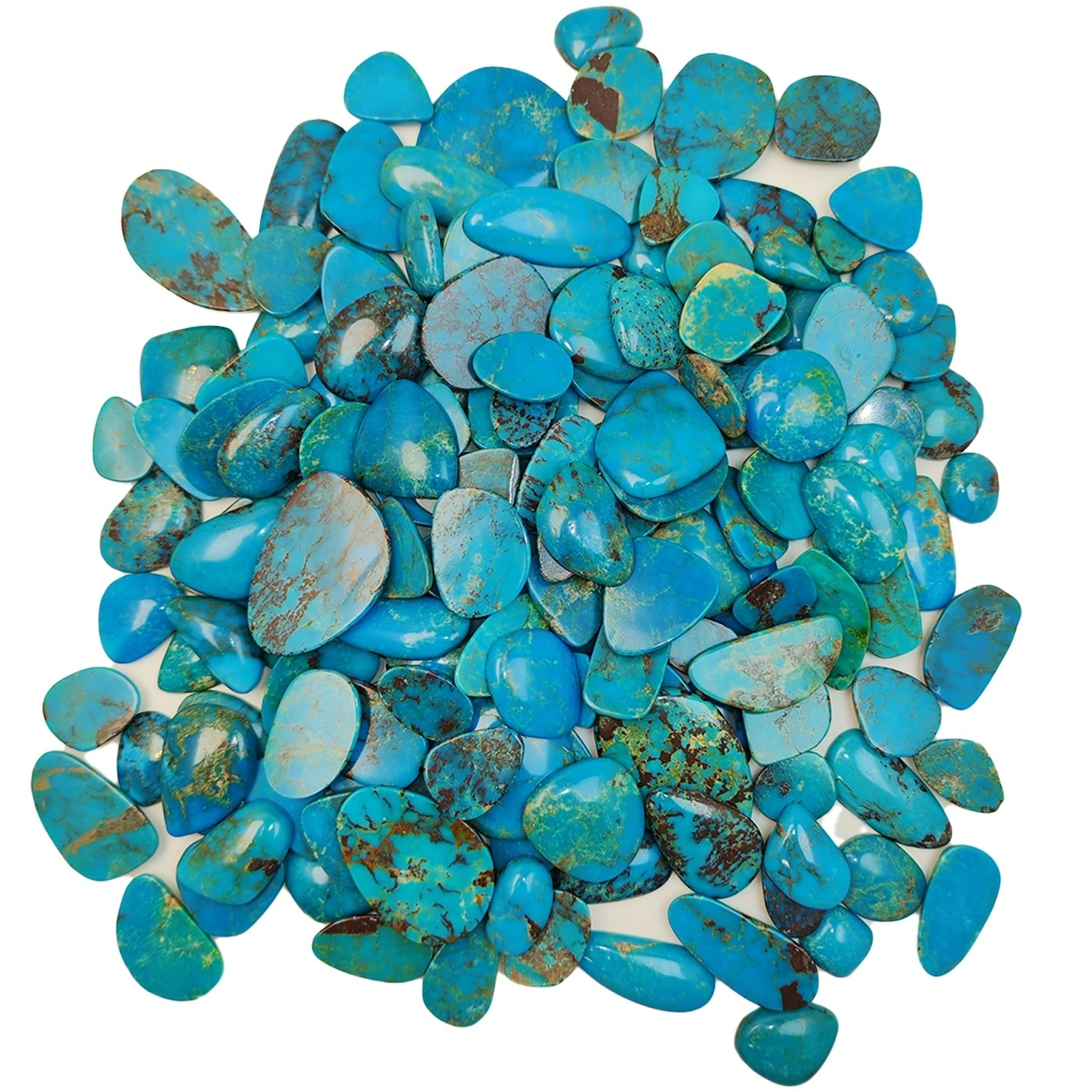 Turchese Naturale Forma libera Colore Multi Forma Forma Libera Dimensione Peso 4g Splendida cabina Fatta di a maiò parte di gioielli 1