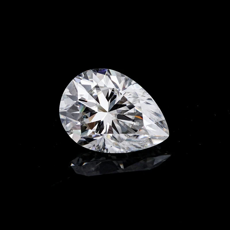 Brilliant Pear Moissanite Def Vvs Quality Loose Stone Moissanite Diamond Large Stock Pear Shape Moissanite 1