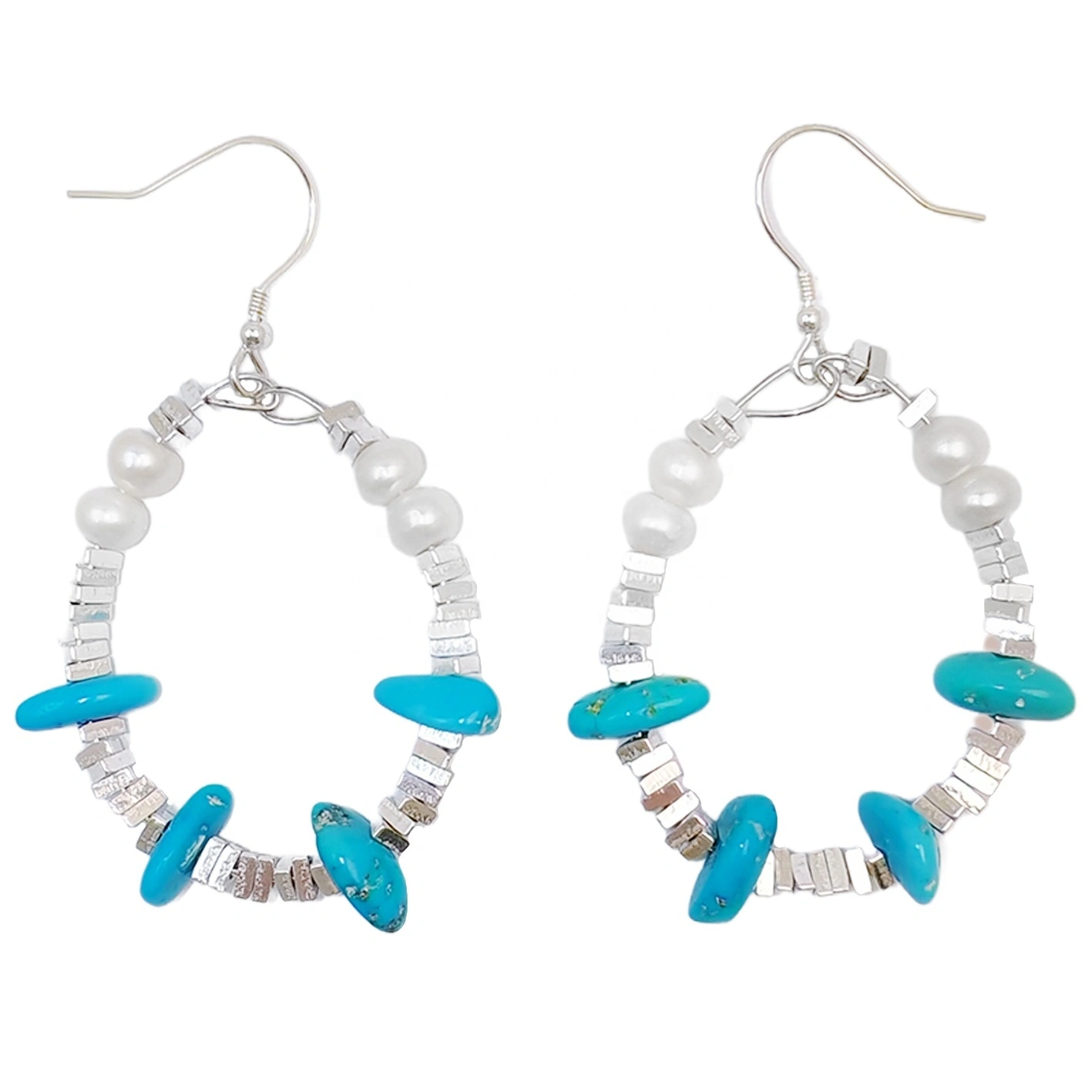 Exquisite Natural Pearl Earrings Fashion Women's Jewelry Versatile Multi-occasion Suitable Pearl Earrings Popular Models 1