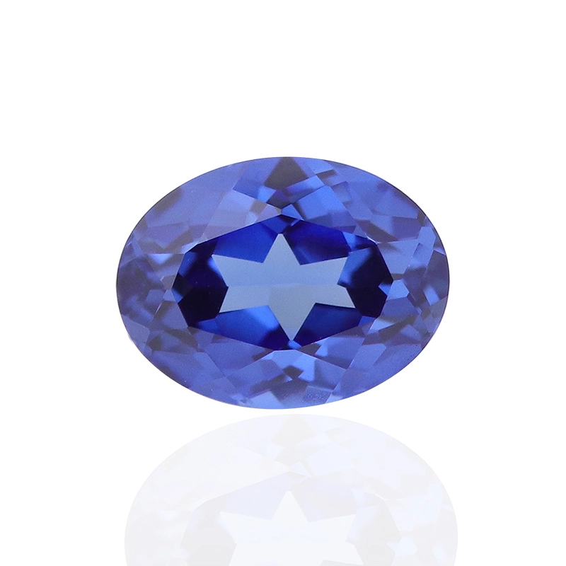 Blue Sapphire Ovale Cut Beautiful Stone Gems Custom Custom pour les bijoux Making Lab Grown Gemystones Synthetic Stone Diamonds 1