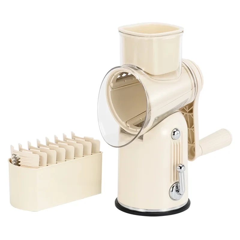 High Quality Rotary Cheese Grater Shredder 5 In 1mandoline Slicers Drum Vegetable Slicer Chopper Potato Cutter Grinder 1