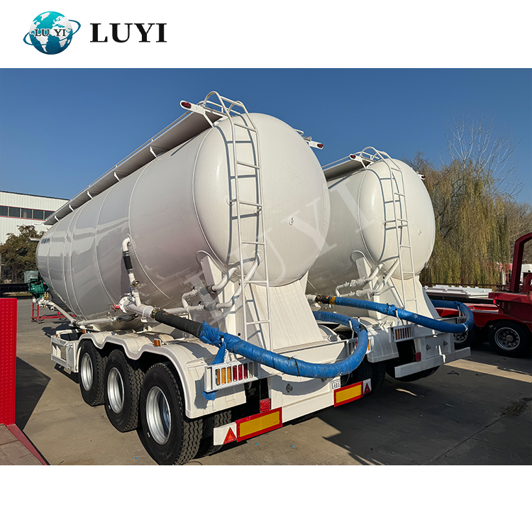 Semi trailer de tanque de cemento a granel seco | Luyi 6