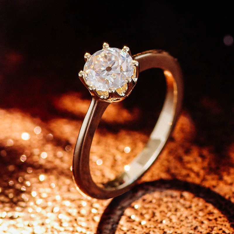 2022 Nouveau classique six griffes 1.5 carat rond 1