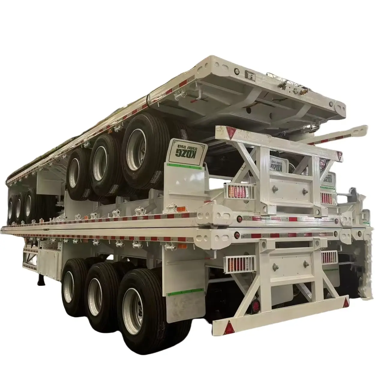 Flat Bed Trailers 1 - - KDZG Trailer Truck 2