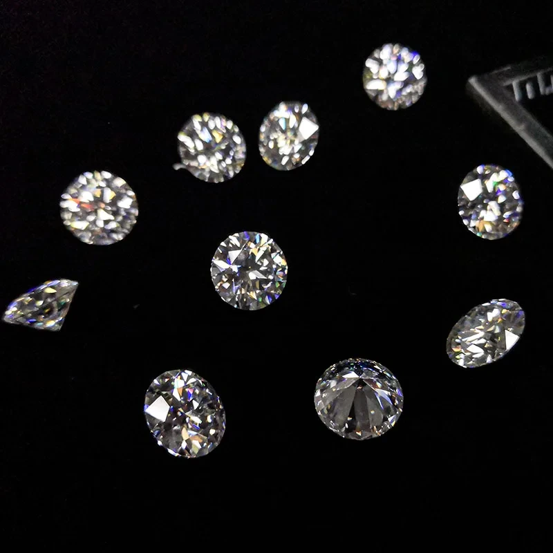 Wholesale Loose Moissanite New D Color Vvs Clarity 5.0mm Round Moissanite D Color For Ring Jewelry Setting 1