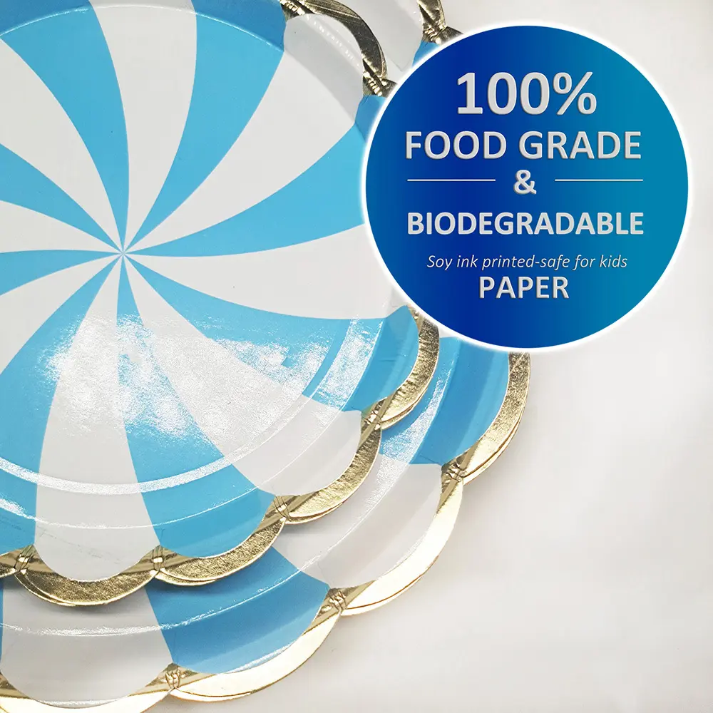Cheap Custom Paper Plates 300g Coated Paper Printing - - Xiangsheng 6