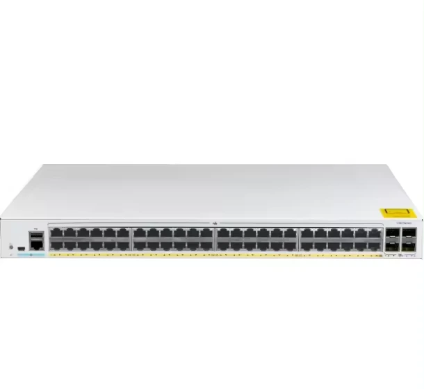 C1000-48P-4X-L Сетевой коммутатор серии C1000 с 48 портами Gigabit Ethernet и поддержкой PoE+, 4 порта 10G SFP 1