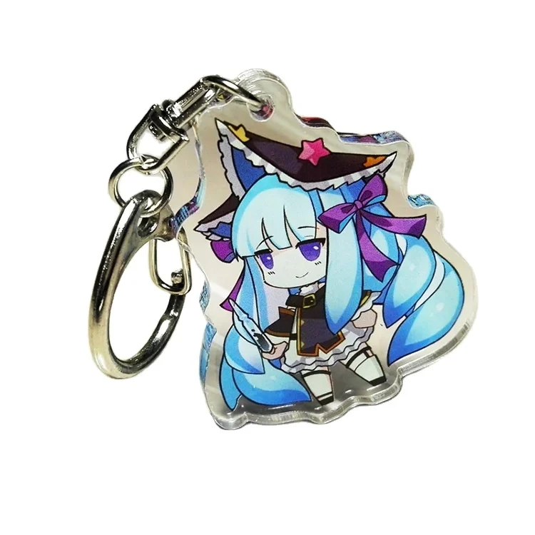 Charmes de porte-clés en acrylique découpés sous pression - Personnage imprimé personnalisé pour sacs 1