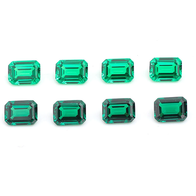 High Quality Lab Emerald Zambia And Colombia 7x9mm Size Emerald Cut 3carat Lab Gemstone Emerald 1