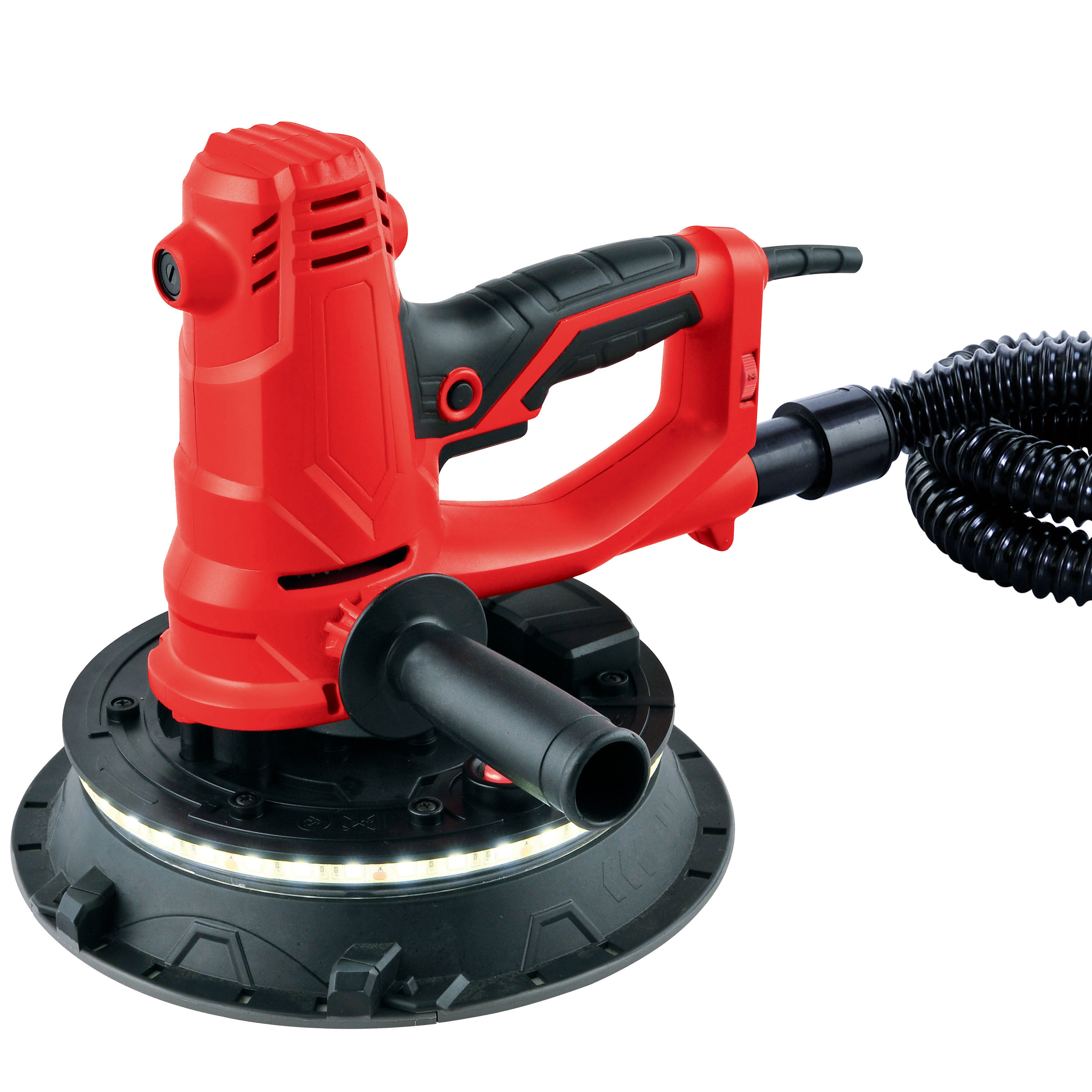 180mm Electric Drywall Sander with Adjustable Handle and Dust Absorption 1
