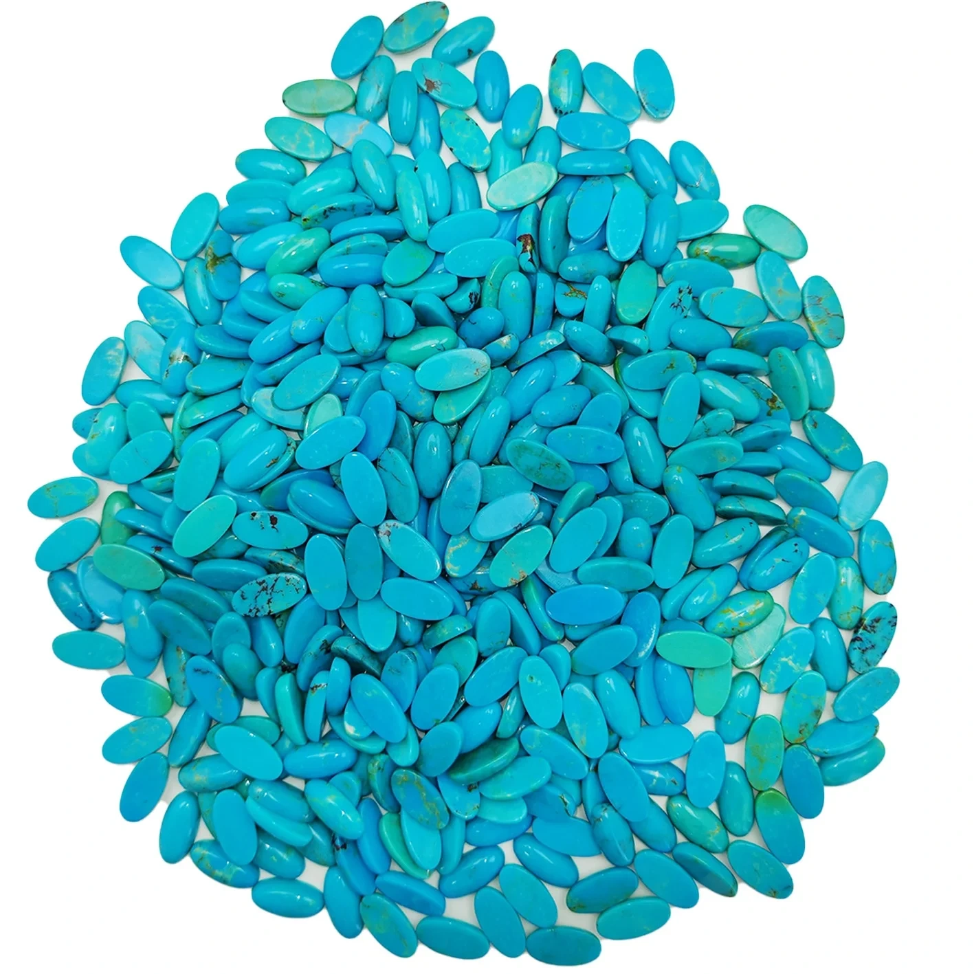 Natural Turquoise Cabochon Blue Size Oval Cut One Of A Kind Important Gifts For Her Summer Holiday 1