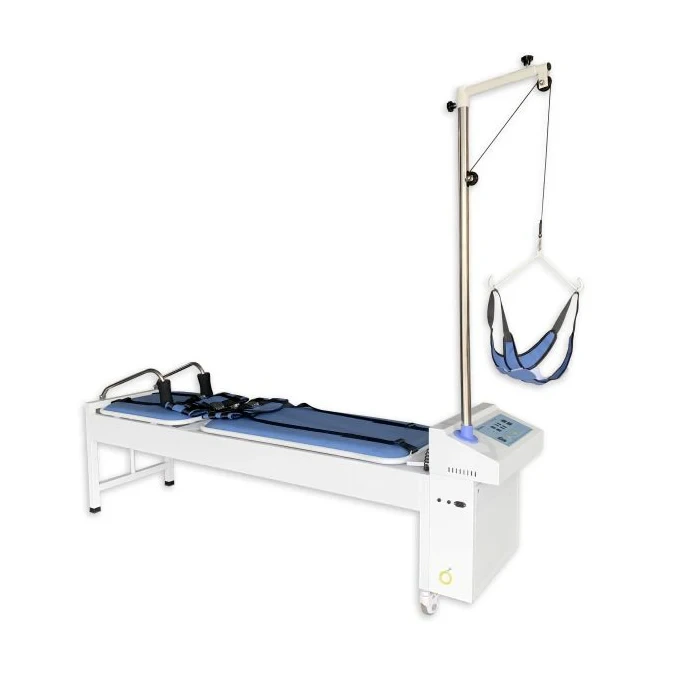 Clinic Use Medical Physical Therapy Device Electric Traction Table For Cervical And Lumbar Spine Traction 1