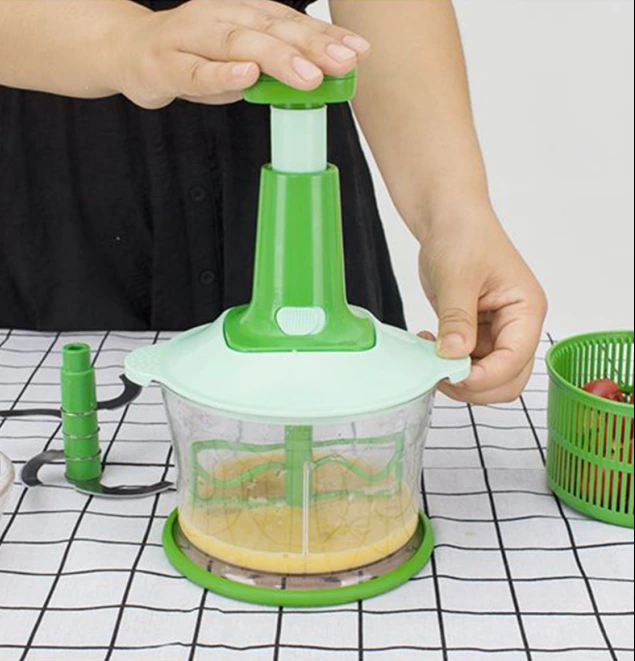 Hand Press Slicer Manual Happy Onion Blender Vegetables Slicer Chopper Garlic Onions Pepper Cutter 1