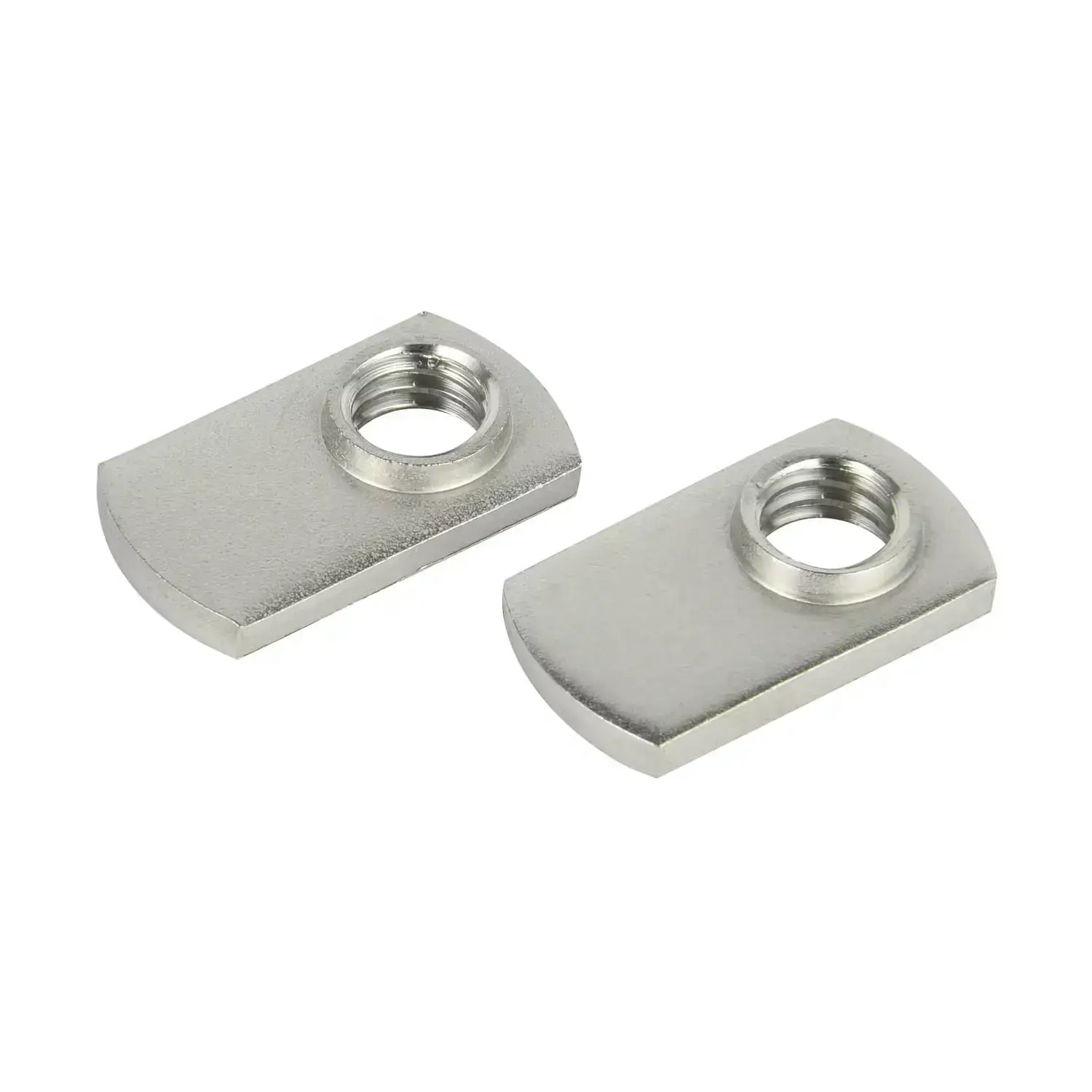 SS304 Stamping Nuksoj, Karbona Ŝtalo Kvadrataj Nuksoj - Flanĝa Nukso 1