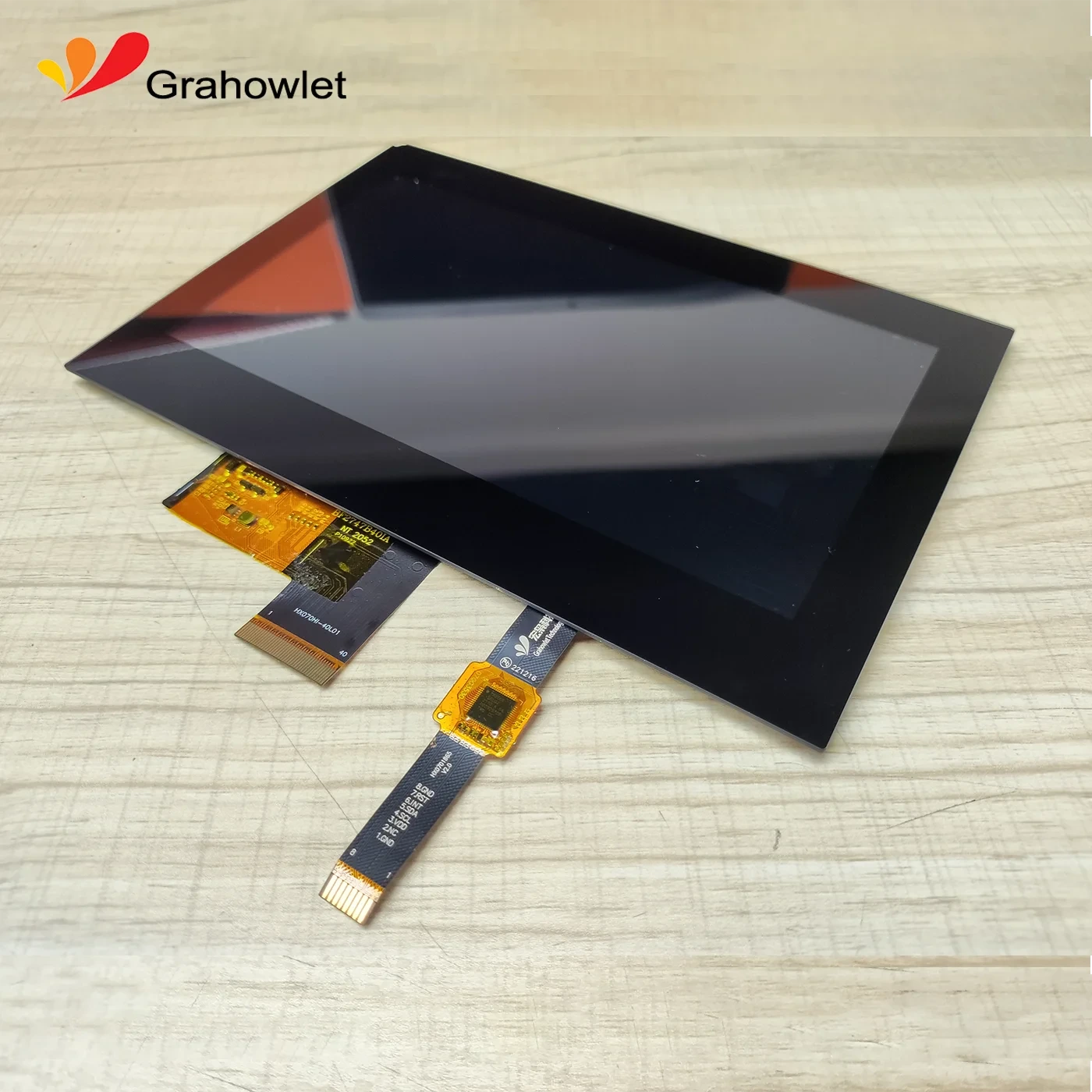 Ips Lcd Touch Display 7 Inch Capacitive Multitouch Tactile Screen Wtih 1mm 8pins Fpc 1