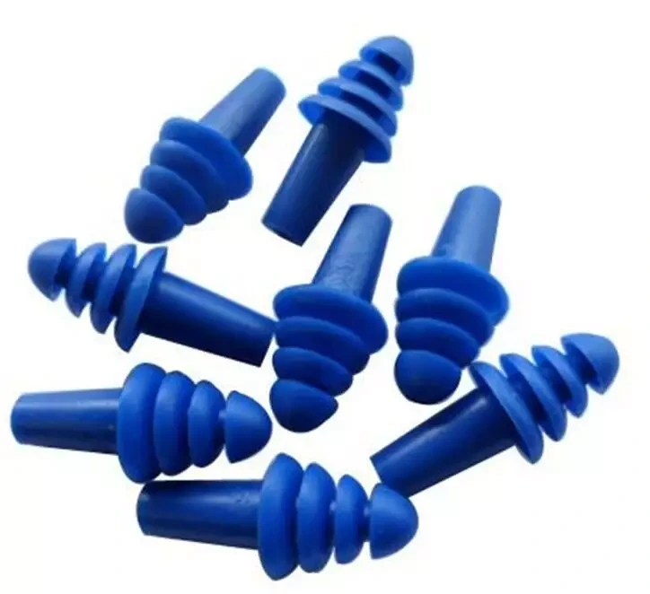 Reusable Noise Canceling Silicone Earplugs - Concerts, Swimming, Study 1