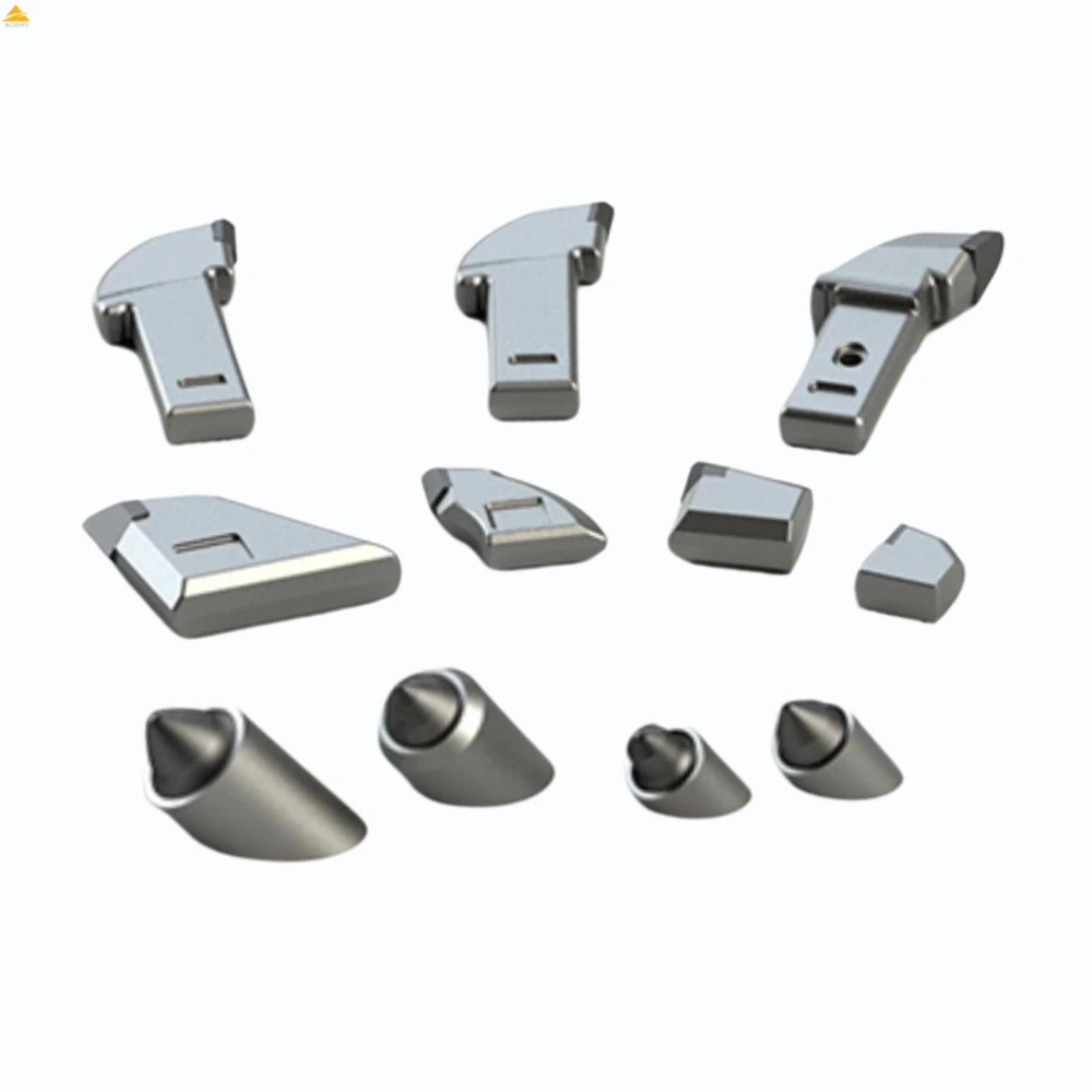 Carbide Pileing Bullet Răng cho các dụng cụ khai thác trong máy móc xây dựng đường bộ 1