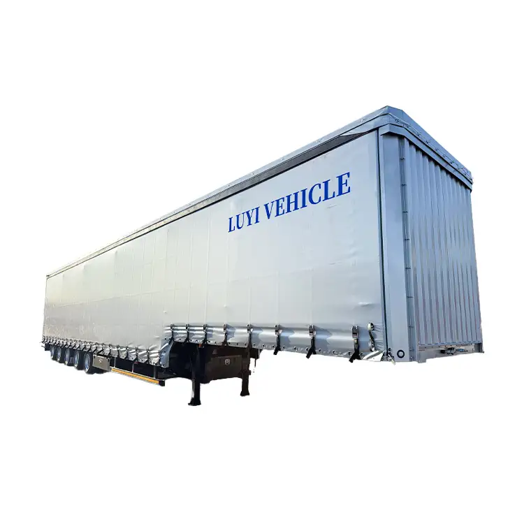 5 Axle Side Curtain Semi Trailer | LUYI 1