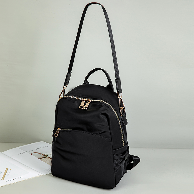 Custom Logo Outdoor Travel University Student Academy School Bag Fashion Simple Women Pu Waterproof Backpack 4