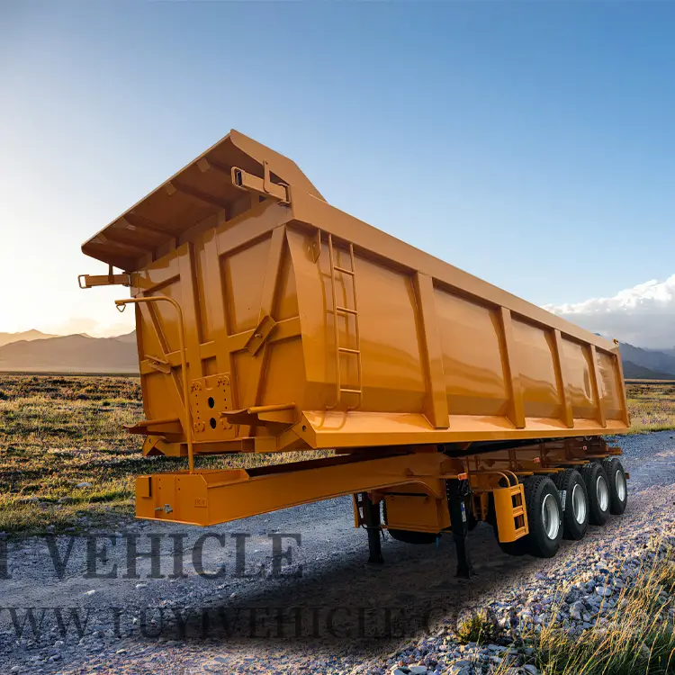 40 Ton Tipping Dump Truck Semi Trailer | LUYI 1