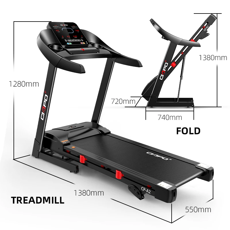 2022プロフェッショナルトレッドミル工場ホットセールホーム中古トレッドミル複数のトレッドミル実用的なランニングマシンCIAPO CP-A2 1