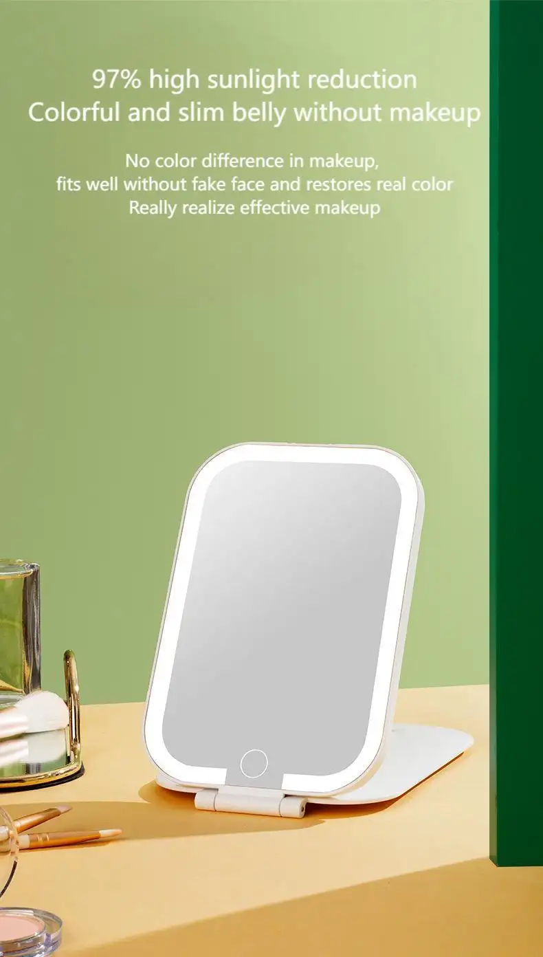 Lighted Travel Make Up Mirror by ZUKIMM 6