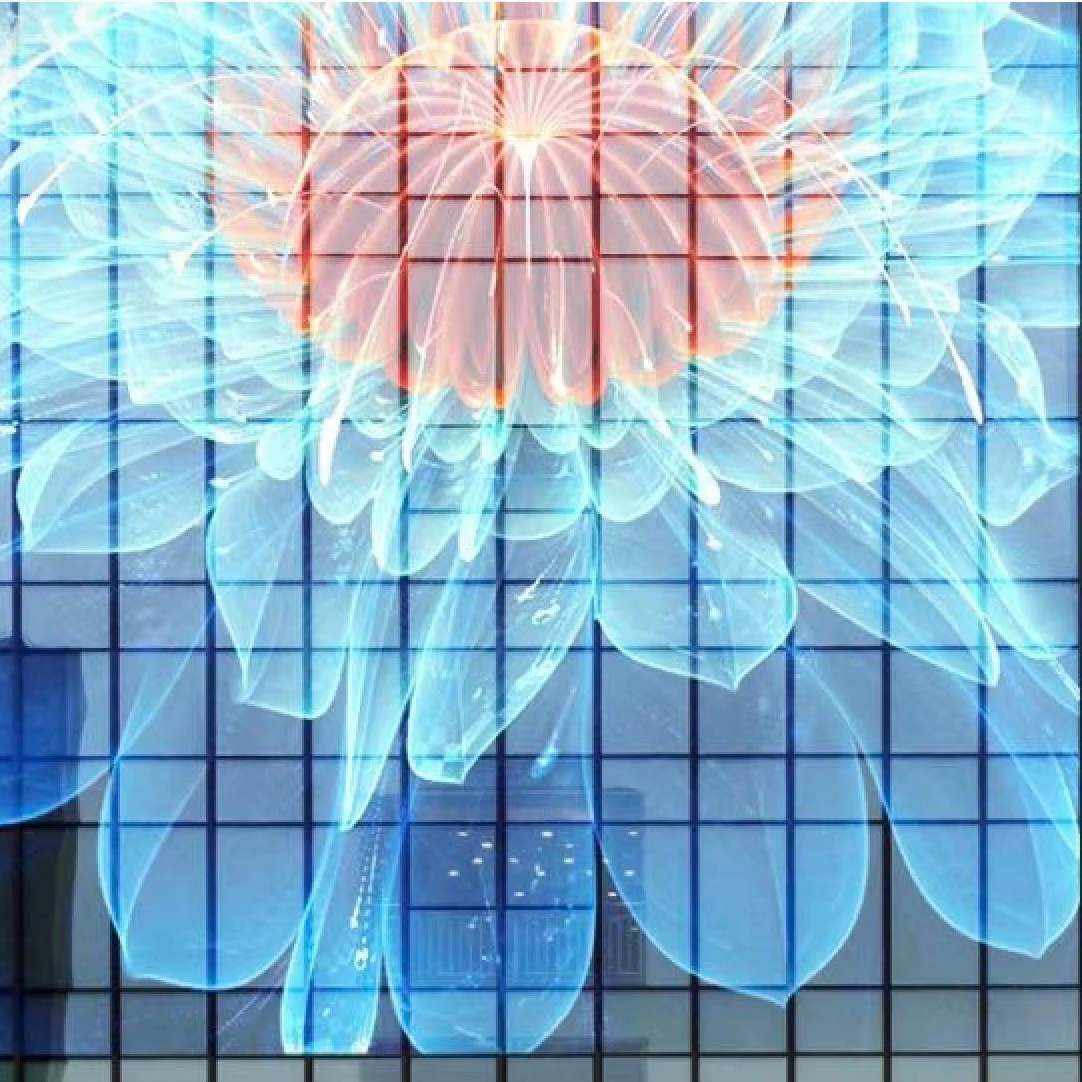 GUBOS P10 Film Film Film Display Shopping Glass Glass Adesive Digital Segnale digitale 1